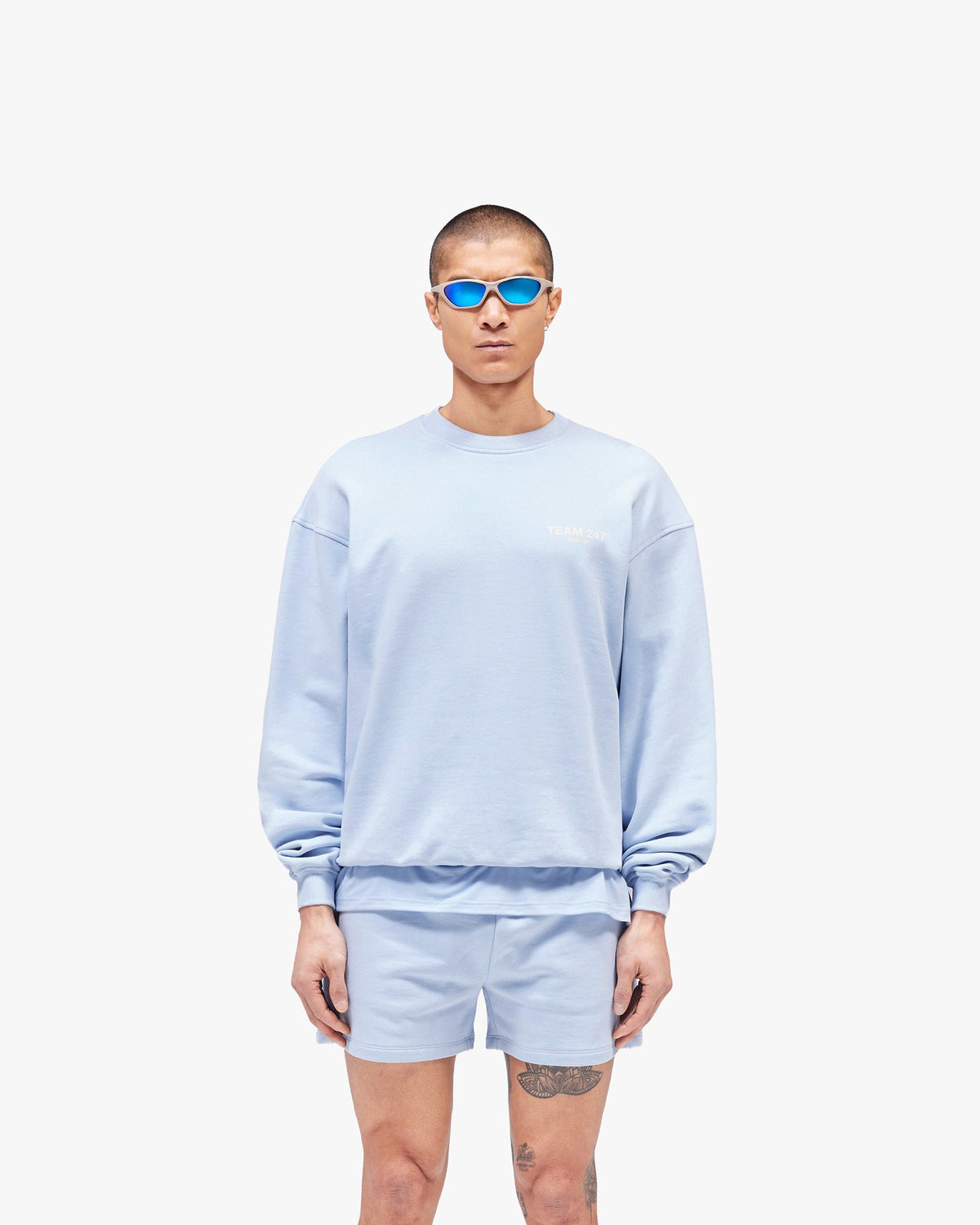 REPRESENT Team 247 Oversized Crew - Glacier