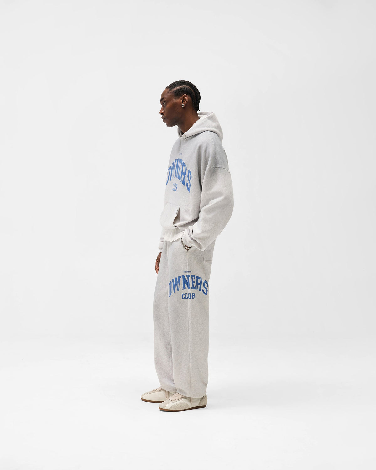 REPRESENT Represent Owners Club Sweatpant - Sprayed Ice Grey Marl