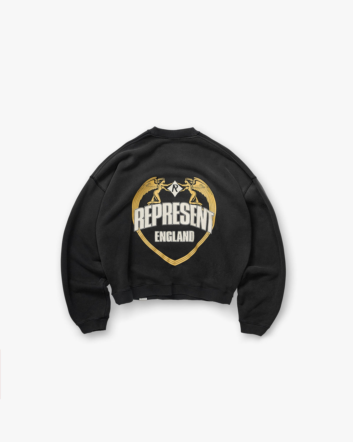 REPRESENT Angel Border Sweater - Stained Black