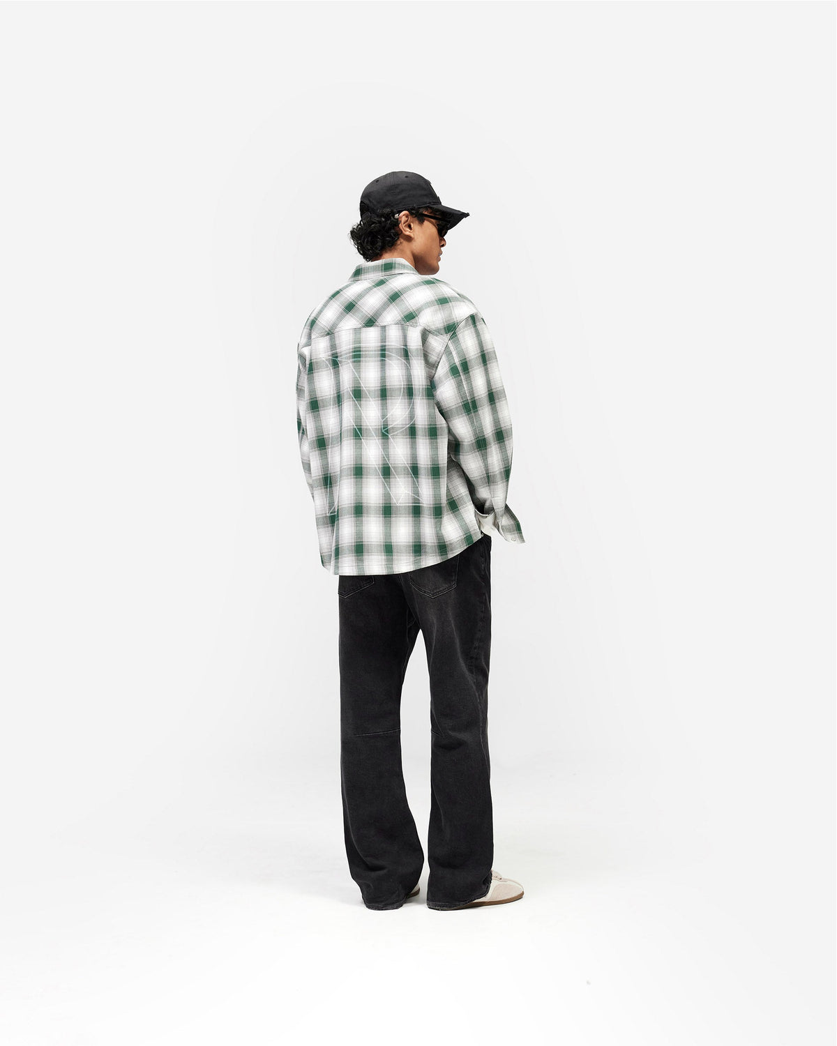REPRESENT Waffle Flannel - Dark Green