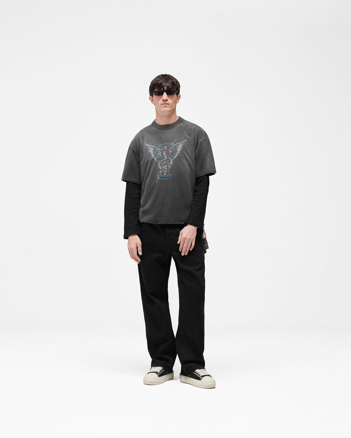 REPRESENT Westside T-Shirt - Stained Black