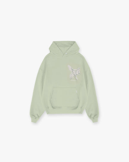 REPRESENT Elegance In Motion Hoodie - Matcha