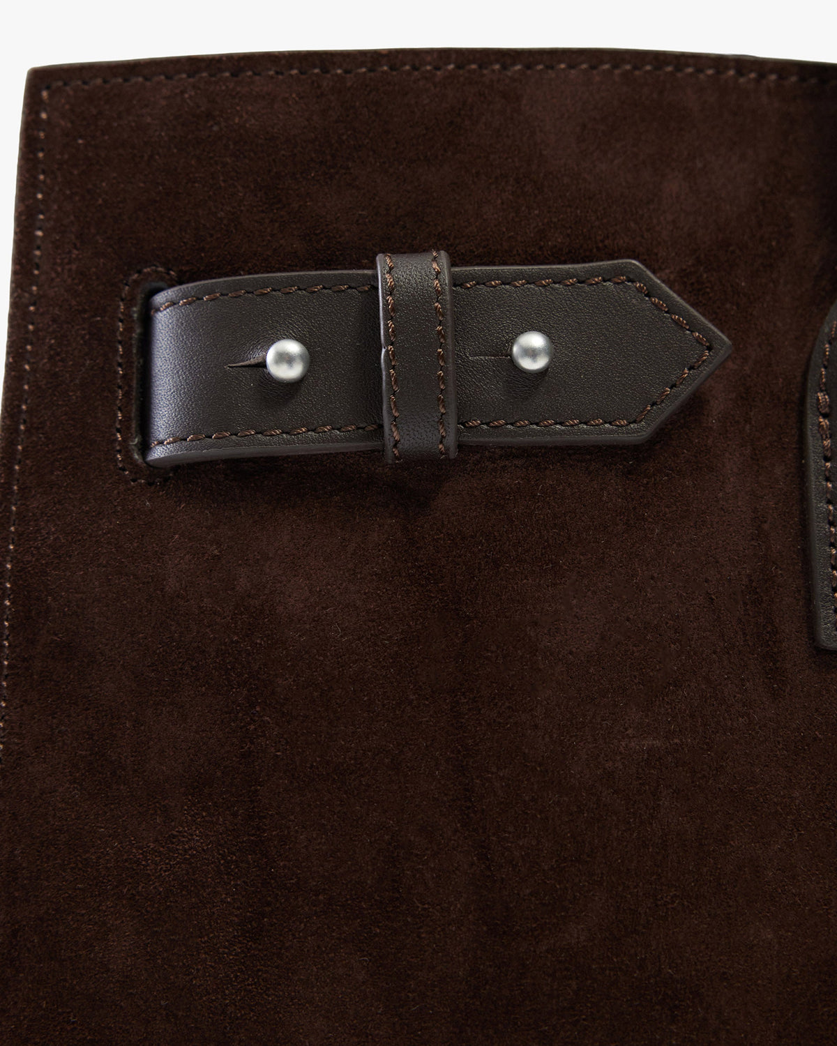 REPRESENT Suede Leather Tote Bag - Brown