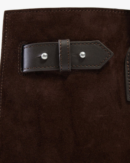 REPRESENT Suede Leather Tote Bag - Brown