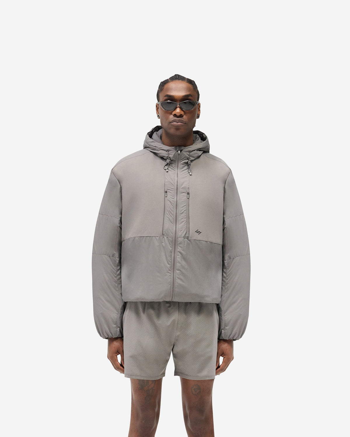 REPRESENT 247 Panelled Insulated Jacket - Steel