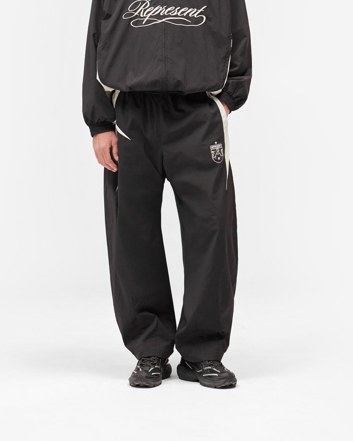 REPRESENT Track Star Pant - Jet Black