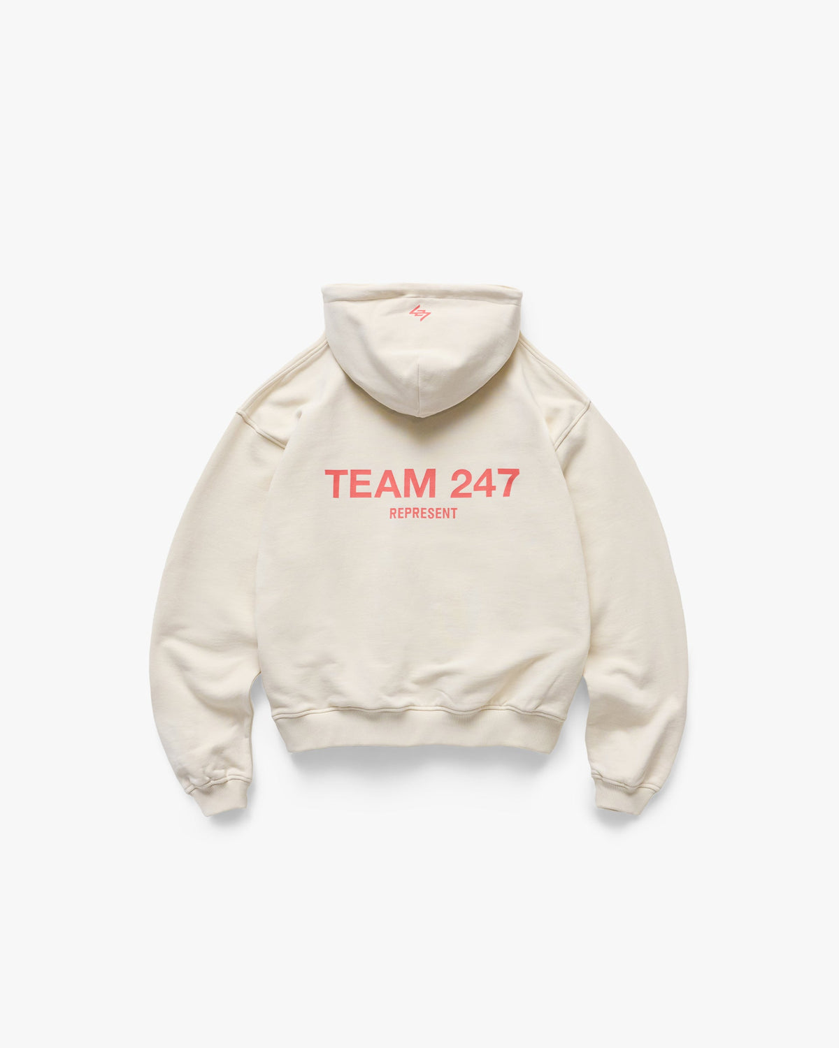 REPRESENT Team 247 Oversized Hoodie - Cream