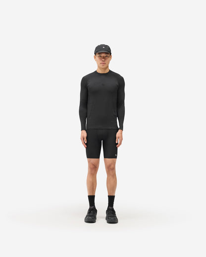 REPRESENT 247 Uprising Long Sleeve Seamless T-Shirt - Black