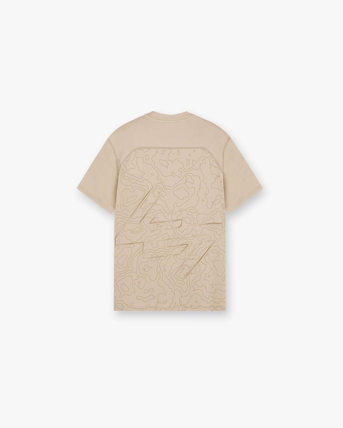 REPRESENT 247 Contour Run T-Shirt - Pebble
