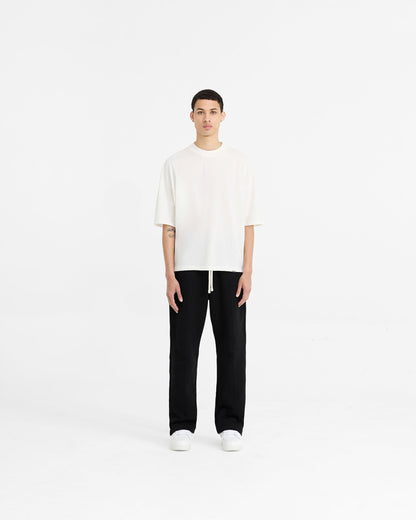 REPRESENT Initial Straight Leg Sweatpants - Jet Black