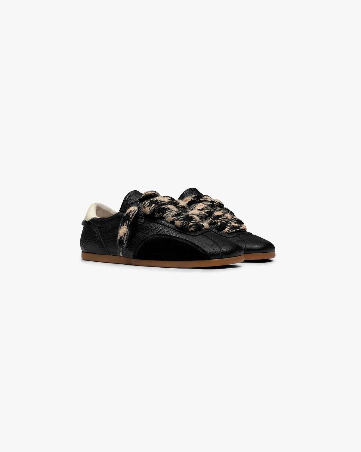 REPRESENT Low-Pro Leather - Jet Black