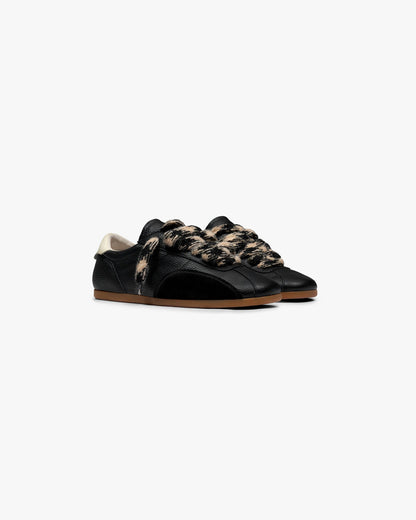REPRESENT Low-Pro Leather - Jet Black
