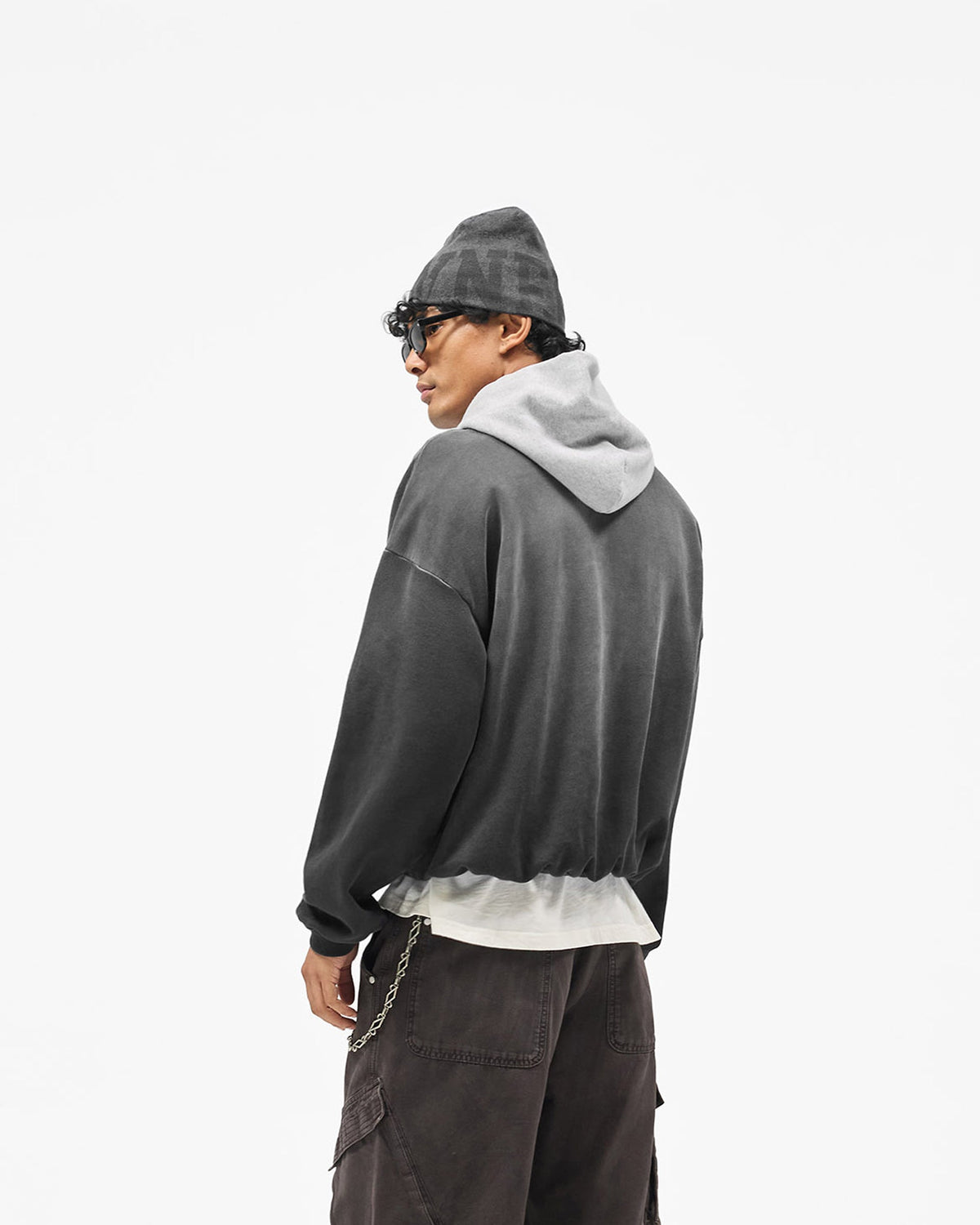 REPRESENT Represent Owners Club Contrast Hoodie - Weathered Black