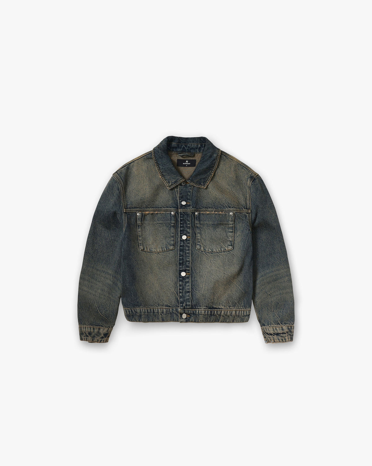 REPRESENT Denim Trucker - Blue Cream