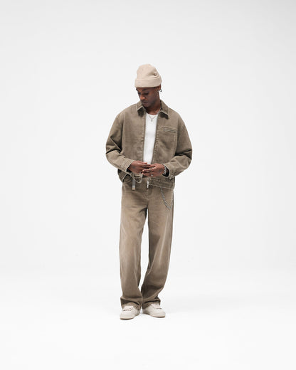 REPRESENT R3 Baggy Denim - Washed Olive
