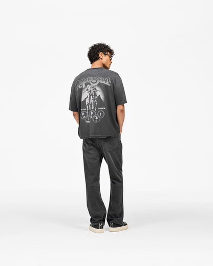 REPRESENT Represent x Beach Boys Endless Summer T-Shirt - Stained Black