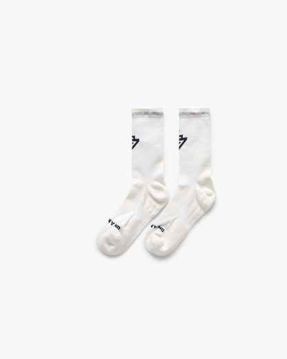 REPRESENT 247 Reflex Run Socks - Flat White