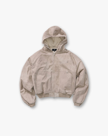 REPRESENT Hooded Bomber - Beige
