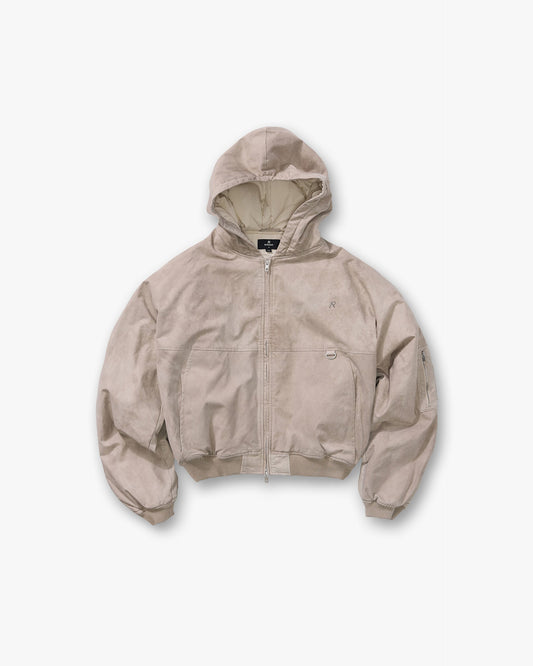 REPRESENT Hooded Bomber - Beige