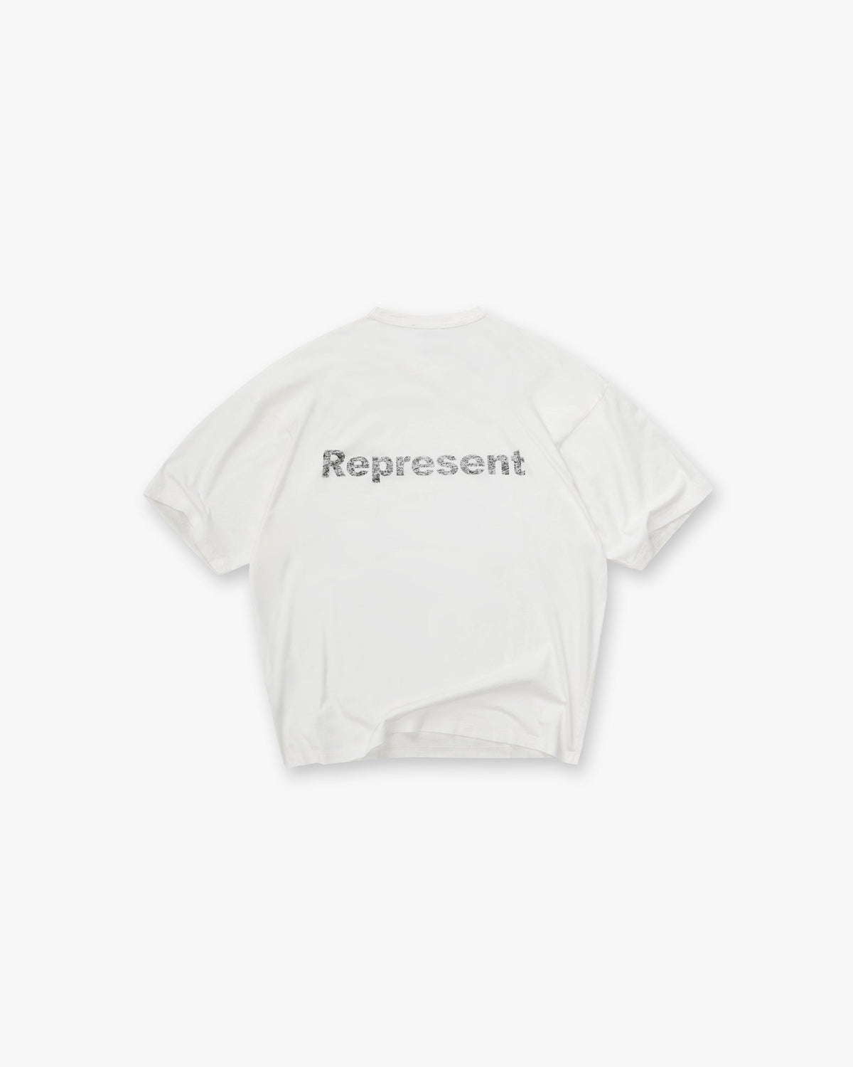 REPRESENT Lowercase Logo T-Shirt - Flat White
