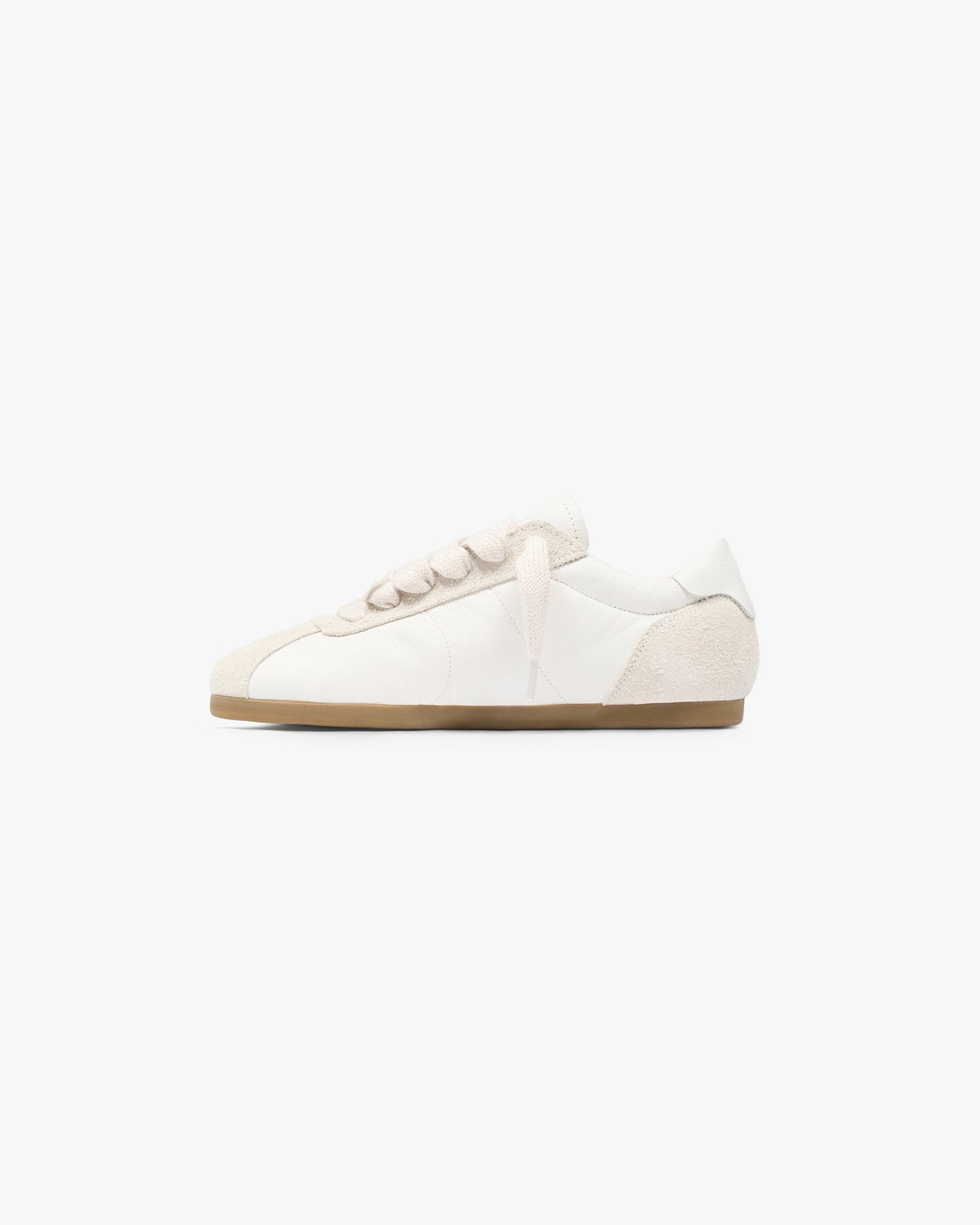 REPRESENT Low-Pro Leather Suede - Flat White Grey