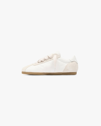 REPRESENT Low-Pro Leather Suede - Flat White Grey