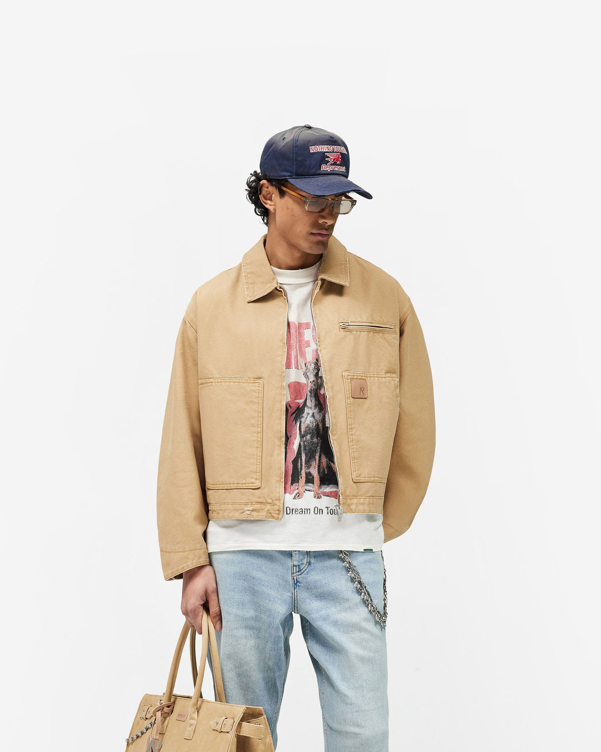 REPRESENT Heaton Workwear Jacket - Irish Cream
