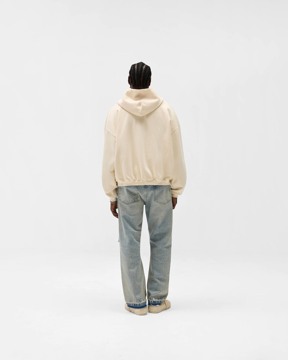 REPRESENT Represent Owners Club Zip Through Hoodie - Buttercream