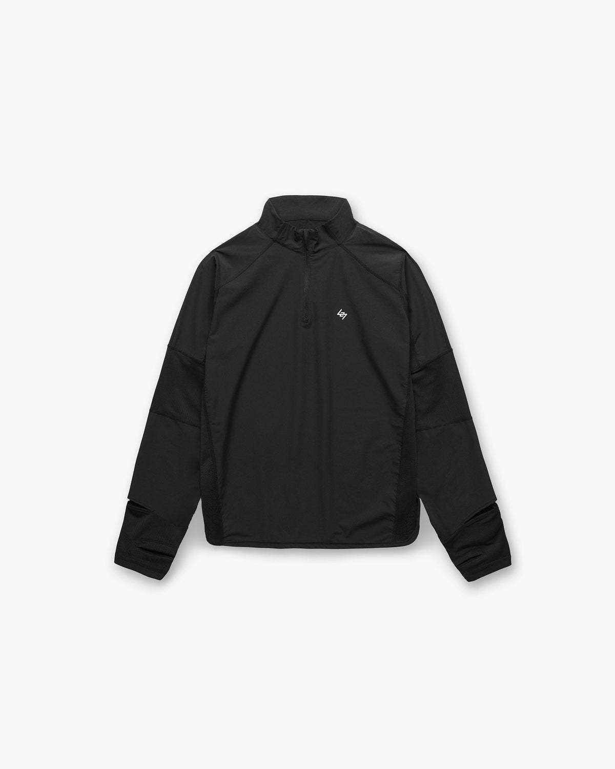 REPRESENT 247 Run Quarter Zip - Jet Black