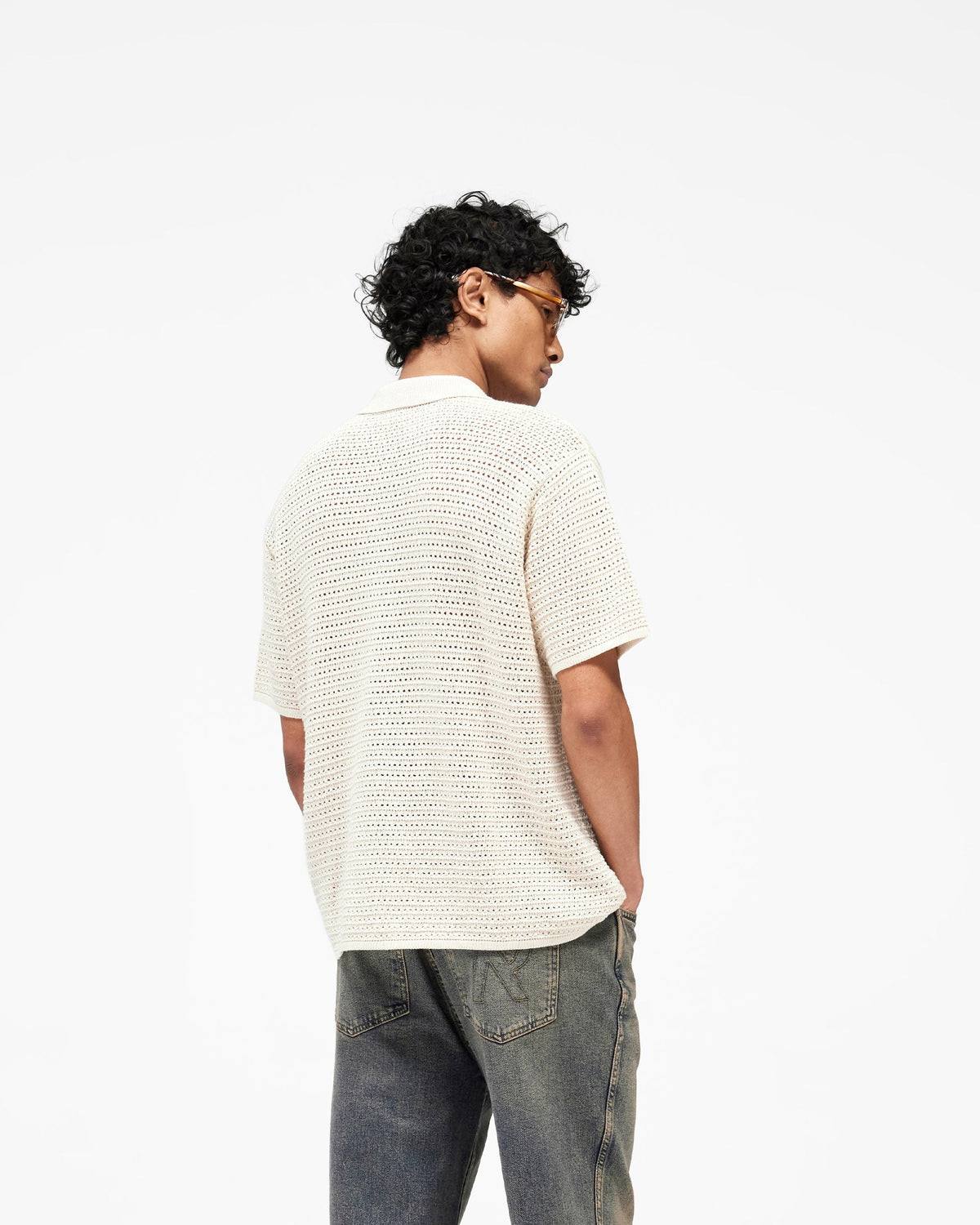 REPRESENT Pico Knit Shirt - Ecru