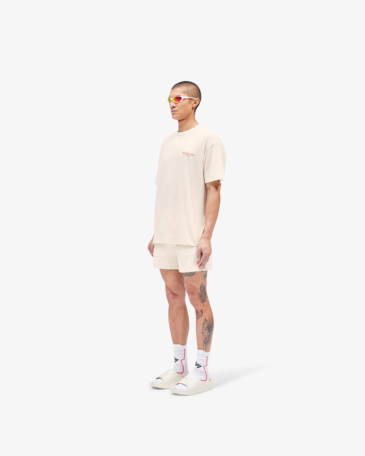 REPRESENT Team 247 Oversized T-Shirt - Cream
