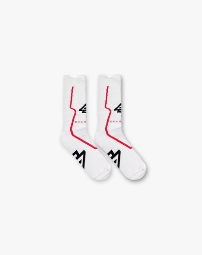 REPRESENT 247 Arc-4 Race Sock - Flat White