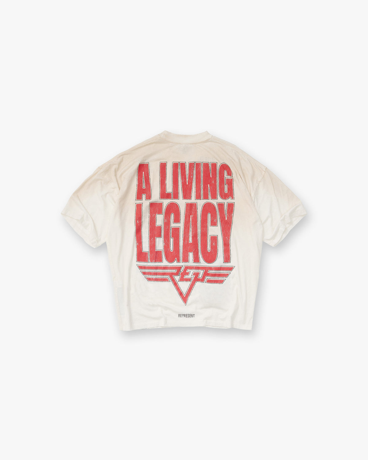 REPRESENT Reversible Living Legacy Tour T-Shirt - Flat White