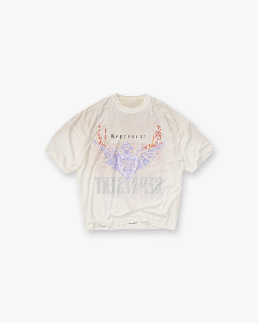 REPRESENT Reversible Living Legacy Tour T-Shirt - Flat White
