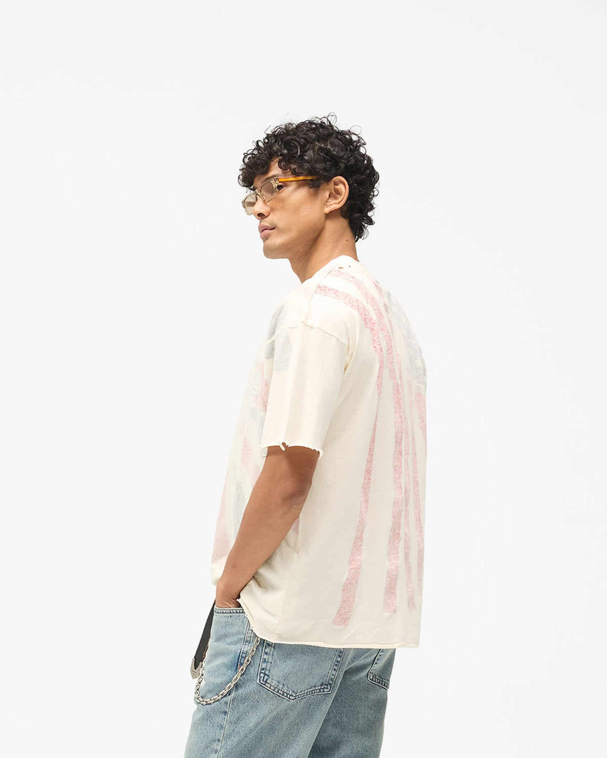 REPRESENT Flag T-Shirt - Off White