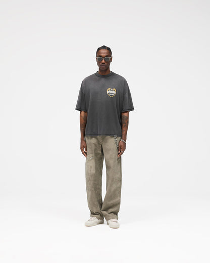REPRESENT Angel Border T-Shirt - Stained Black
