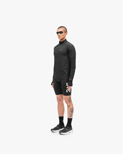 REPRESENT 247 Run Quarter Zip - Jet Black