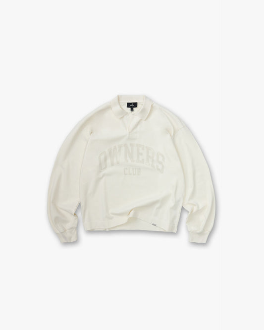 REPRESENT Represent Owners Club Rugby Polo - Chalk