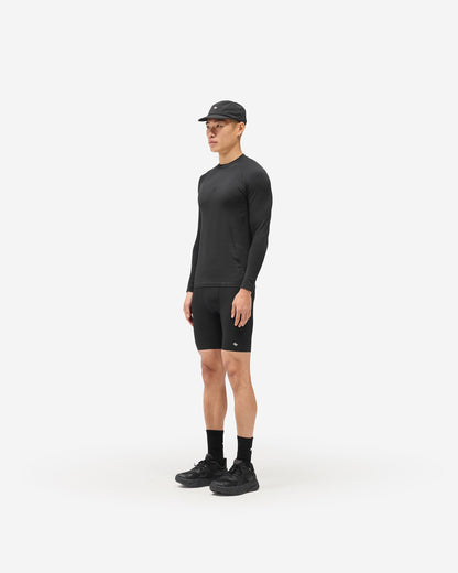 REPRESENT 247 Uprising Long Sleeve Seamless T-Shirt - Black