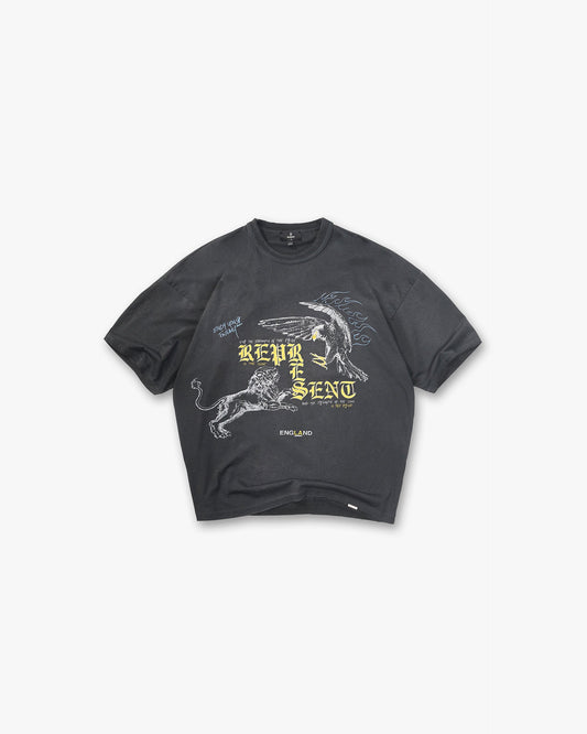 REPRESENT Enemy T-Shirt - Washed Black
