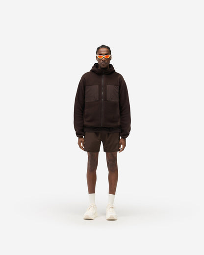 REPRESENT 247 Borg Fleece - Chocolate