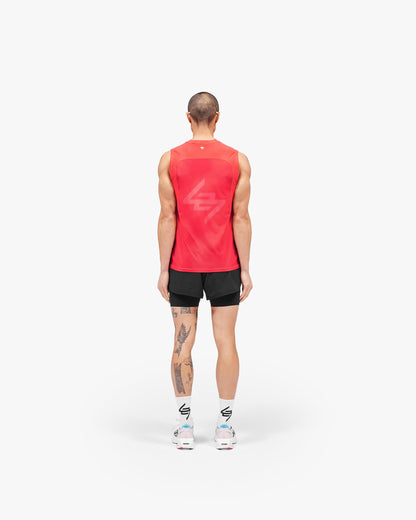 REPRESENT 247 Hybrid Tank - Red Fade Out
