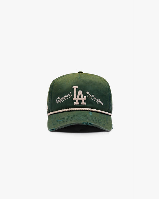 REPRESENT Los Angeles x Represent 47 Cap - Vintage Green