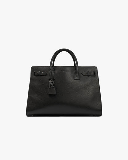 REPRESENT Leather Tote Bag - Textured Black