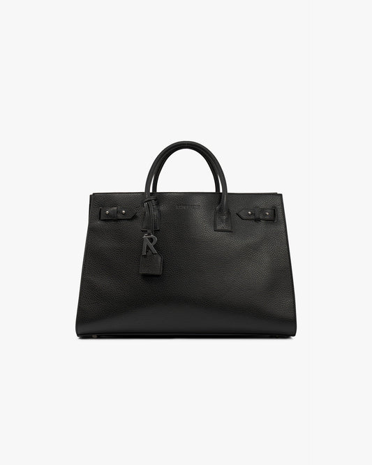REPRESENT Leather Tote Bag - Textured Black