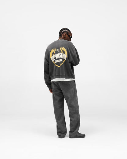 REPRESENT Angel Border Sweater - Stained Black