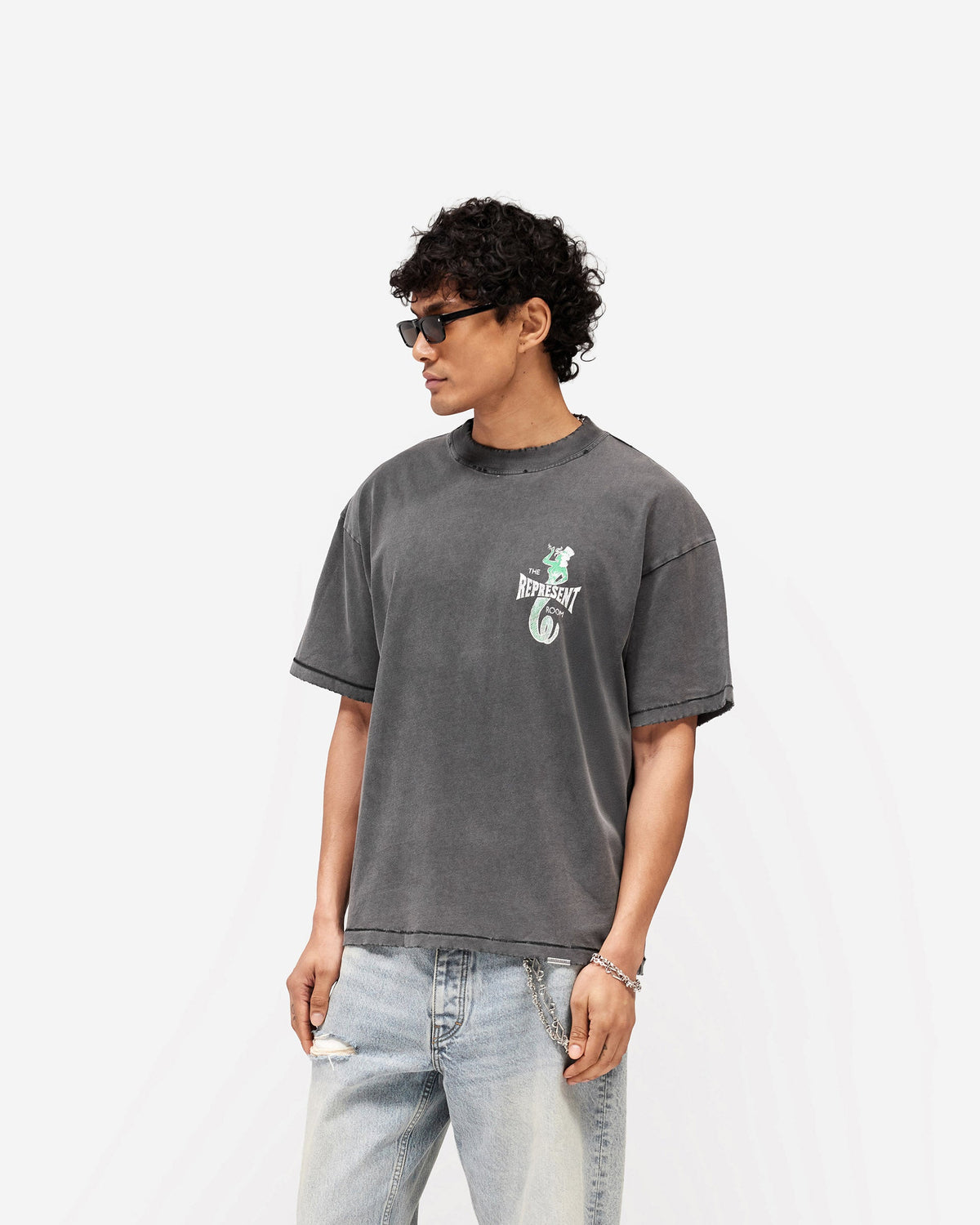REPRESENT Represent x The Viper Room Dice T-Shirt - Vintage Grey