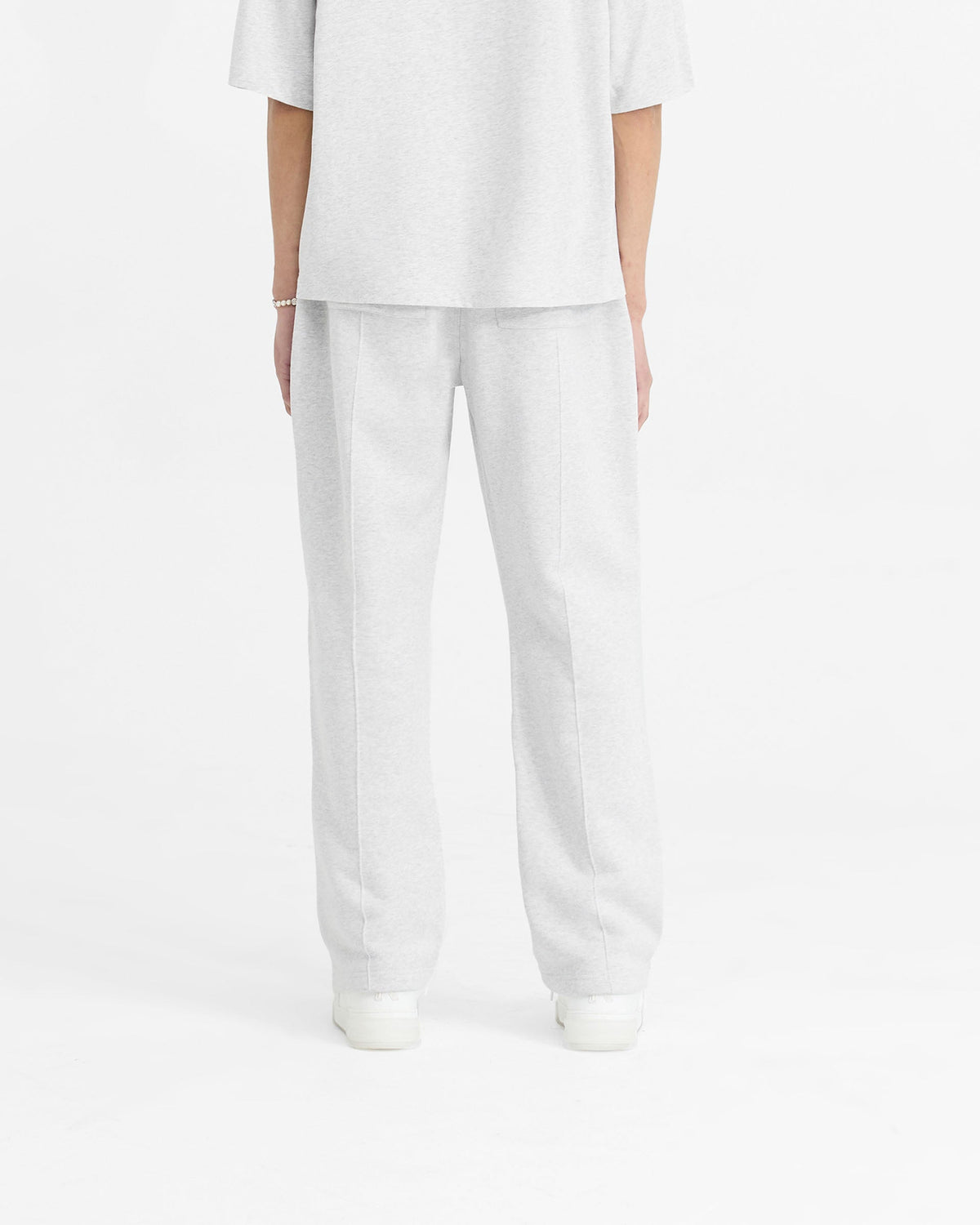REPRESENT Initial Straight Leg Sweatpants - Ice Grey Marl
