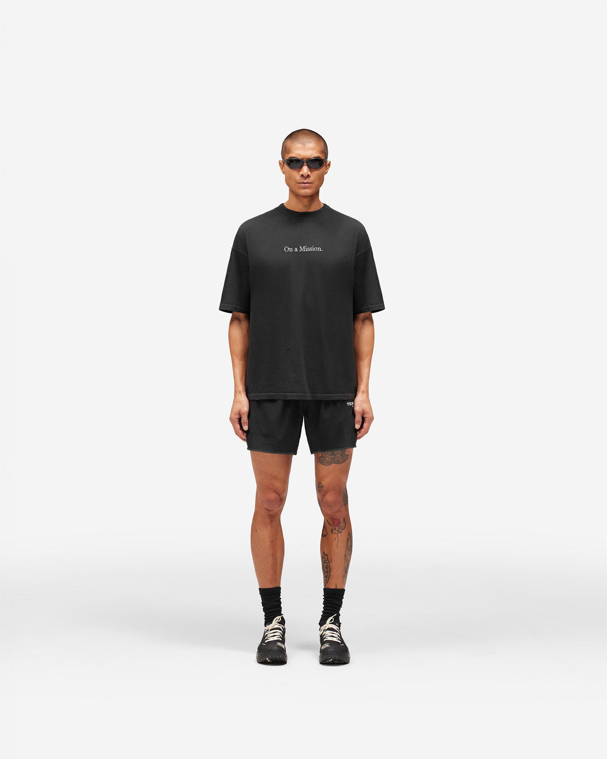 REPRESENT 247 On A Mission T-Shirt - Jet Black