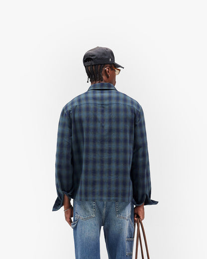 REPRESENT Resent Plaid Shirt - Dark Green